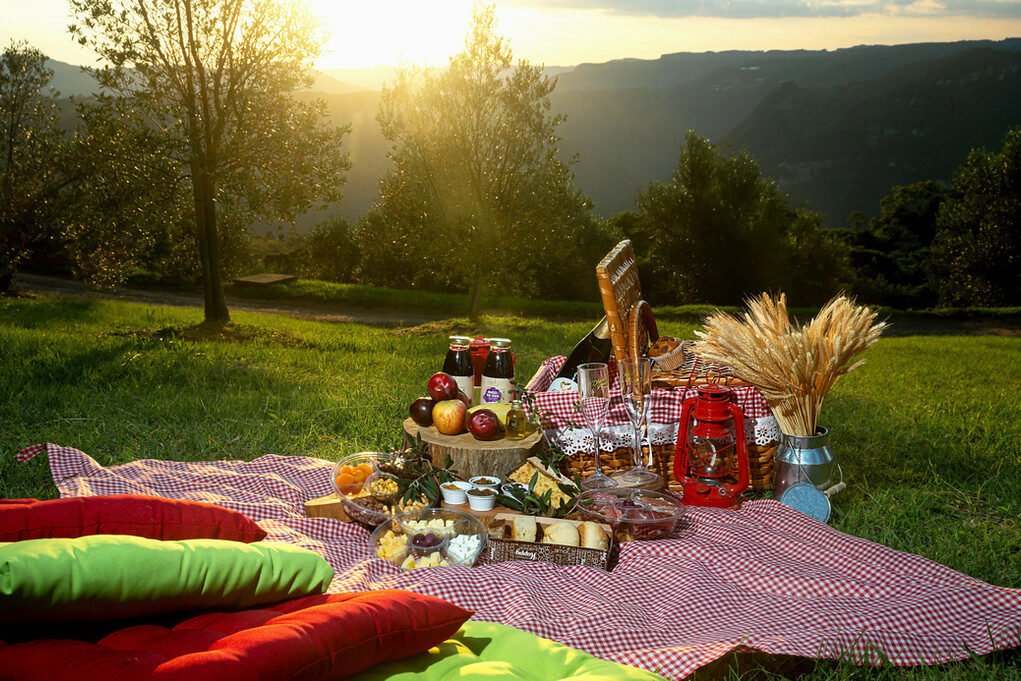 Um paraíso entre pôr do sol e oliveiras