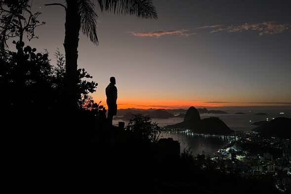 Amanhecer no Mirante Dona Marta + Cristo Redentor!