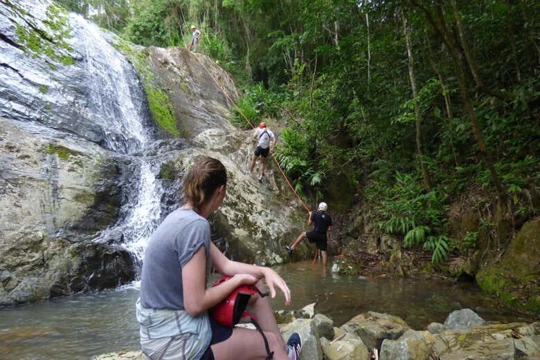 Aventura de Water Trekking no Salto São Miguel!