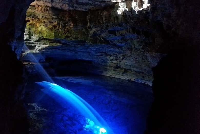 Poço Encantado + Poço Azul na Chapada Diamantina saindo de Lençóis!