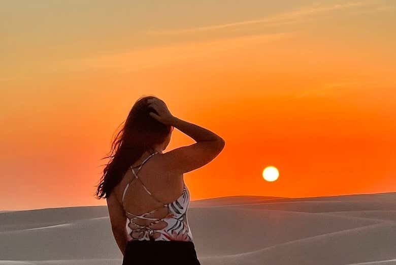 Explore as Dunas dos Lençóis Maranhenses ao Entardecer de 4x4!
