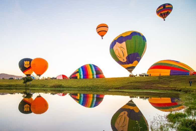 Voo de Balão pelos Cânions de Mampituba ao Amanhecer!