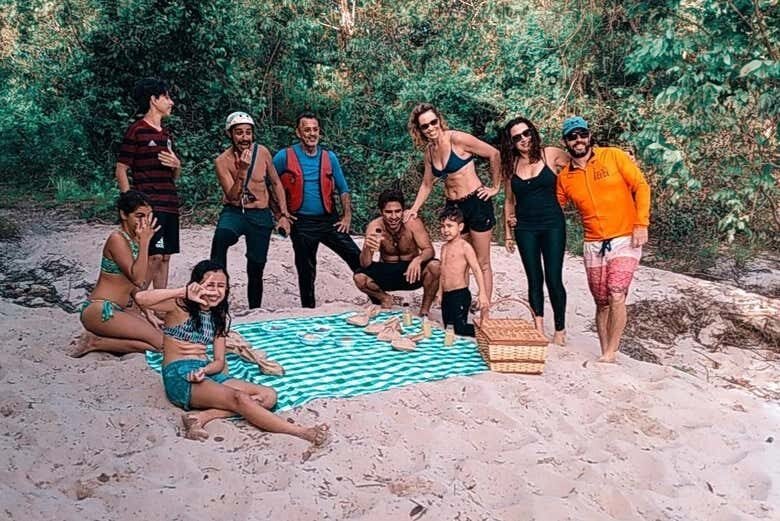 Tubing no rio das Almas com piquenique!